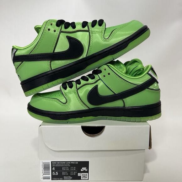 Nike SB Dunk Low QS The Powerpuff Girls “Buttercup” - Picture 3 of 6